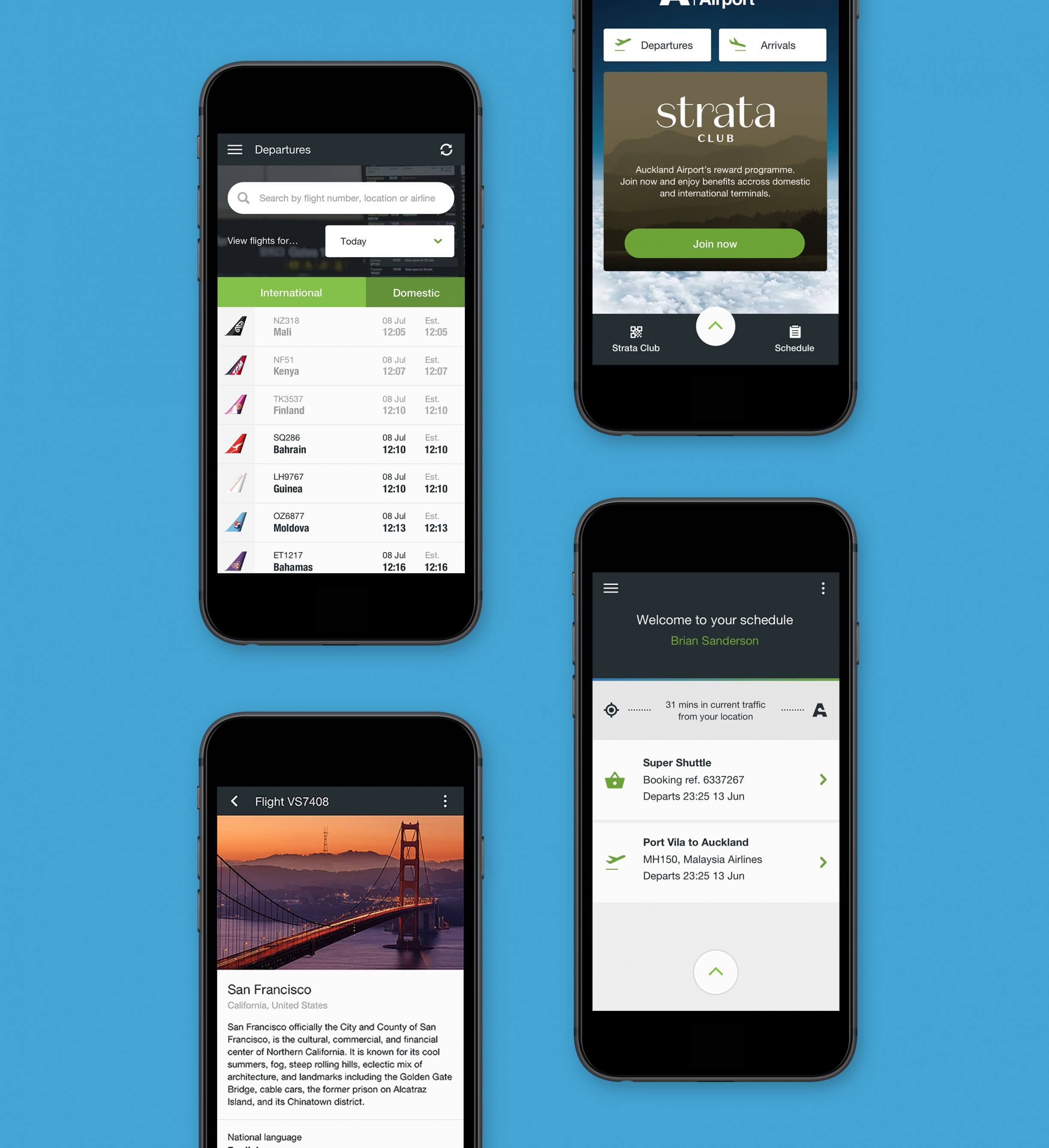 Auckland Airport App — project image 8