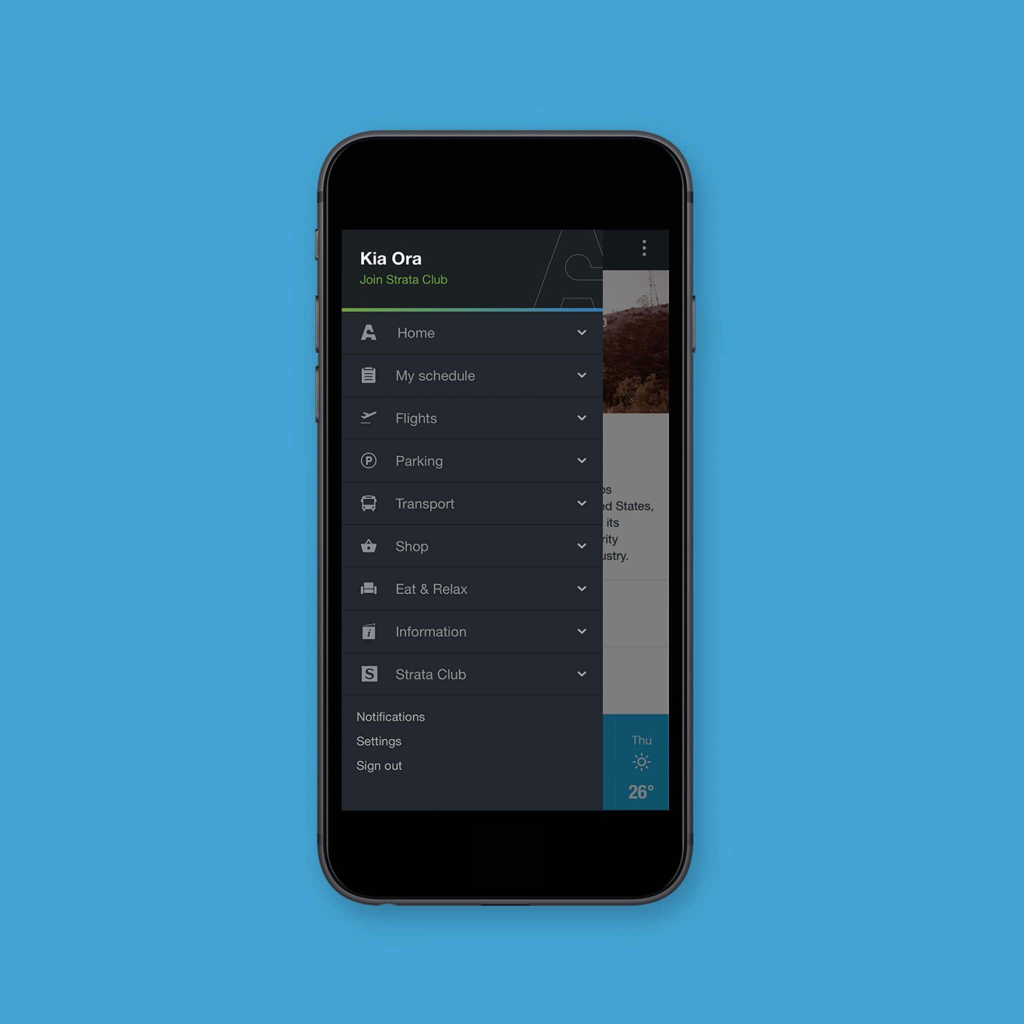 Auckland Airport App — project image 5