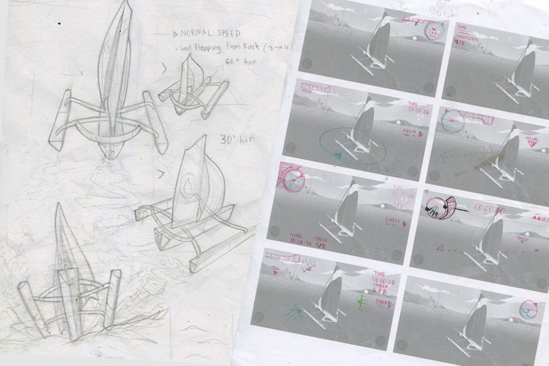 Vodafone Sailing Game — project image 4